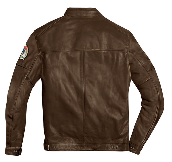 HolyFreedom Zero Motorcycle Leather Jacket Brown