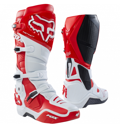 FOX 本能骑行靴 INSTINCT BOOT [WHT/RD]