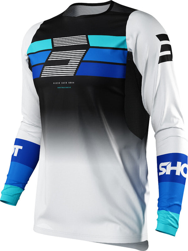 Shot Contact Story Motocross Jersey Black/White/Blue