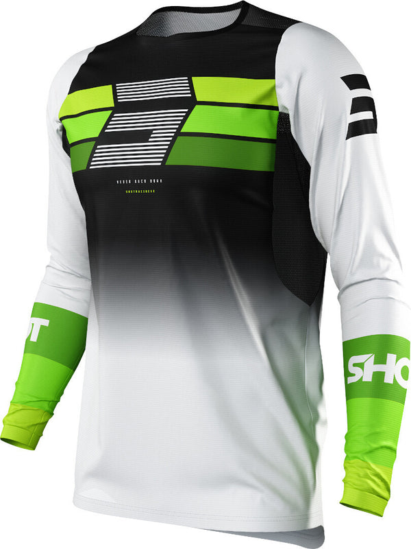 Shot Contact Story Motocross Jersey Black/White/Green