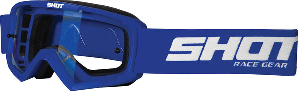 Shot Rocket Kids Motocross Goggles Blue