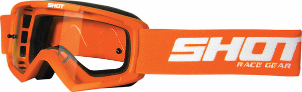 Shot Rocket Kids Motocross Goggles Orange