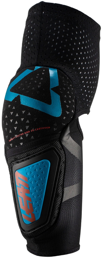 Leatt 3DF Hybrid Elbow Protectors, Guards Black/Blue
