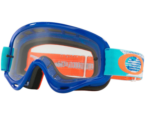 Oakley O-Frame XS Treadburn Orange Blue Youth Motocross Goggles