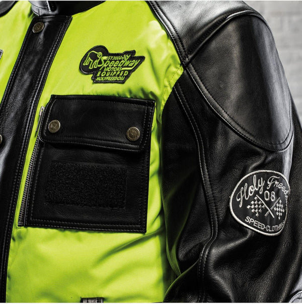 HolyFreedom Quattro Vision motorcycle leather/textile jacket