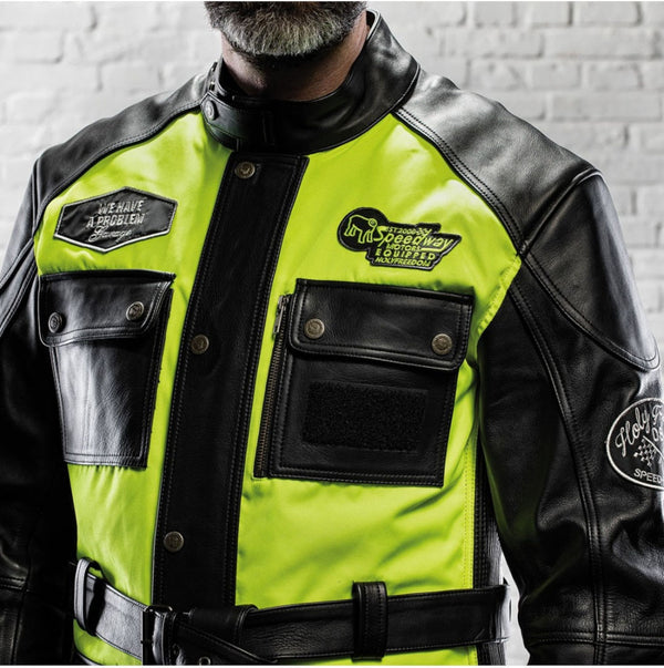 HolyFreedom Quattro Vision motorcycle leather/textile jacket