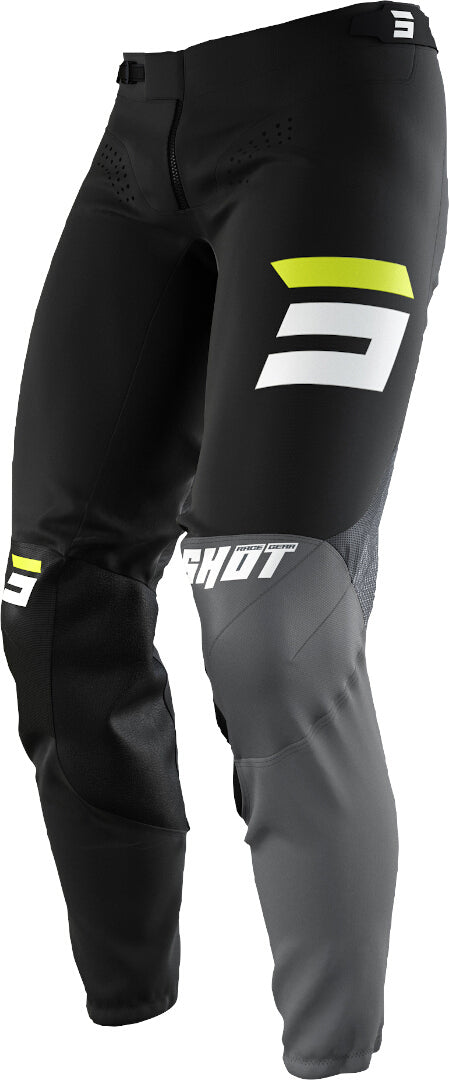 Shot Aerolite Gradient Motocross Pants Black/White/Yellow