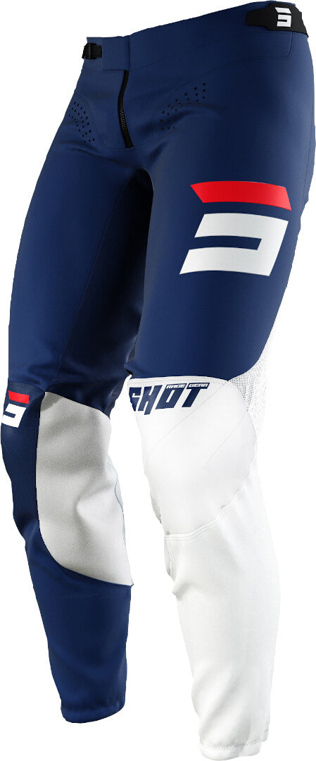 Shot Aerolite Gradient Motocross Pants Blue/White/Red
