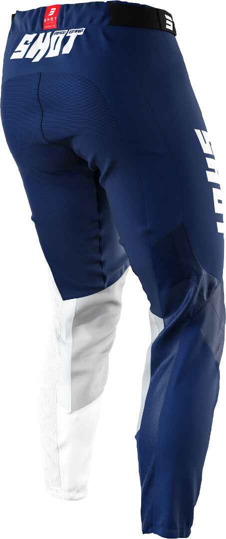 Shot Aerolite Gradient Motocross Pants Blue/White/Red