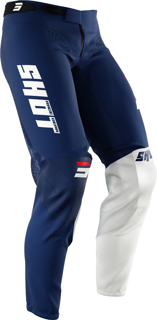 Shot Aerolite Gradient Motocross Pants Blue/White/Red
