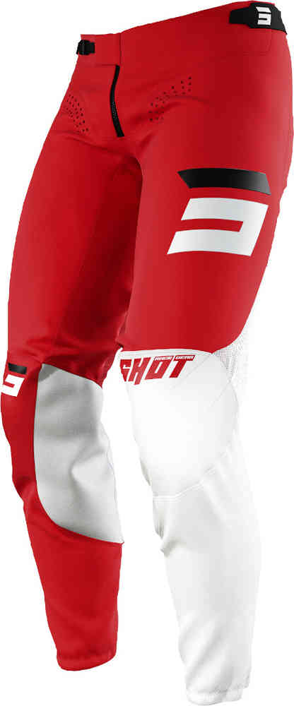 Shot Aerolite Gradient Motocross Pants Red/White/Black