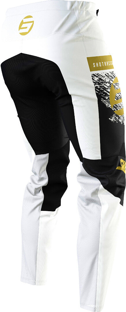 Shot Devo Roll Motocross Pants White/Black