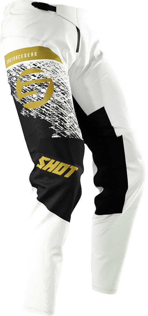 Shot Devo Roll Motocross Pants White/Black