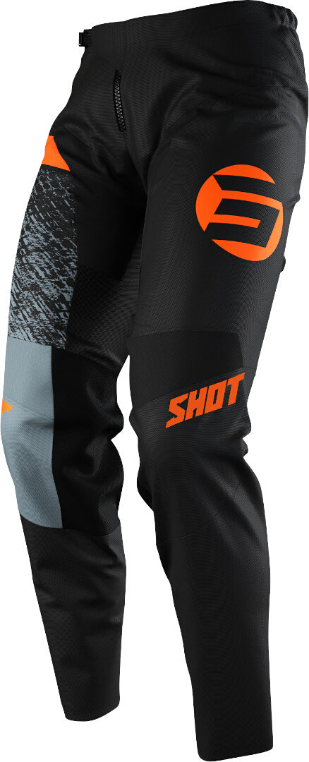 Shot Devo Roll Motocross Pants Black/Orange