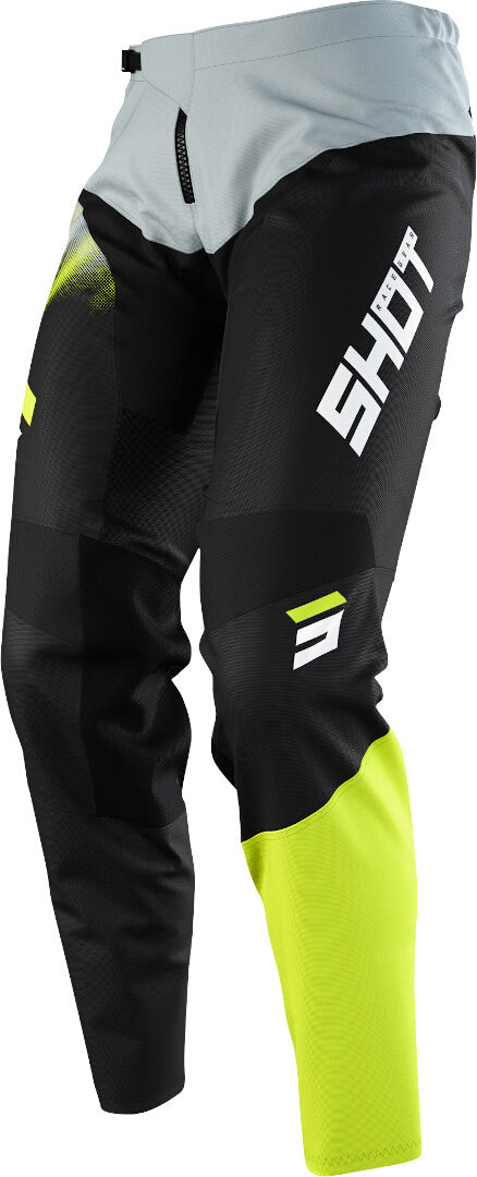 Shot Devo Versus Kids Motocross Pants Gray/Yellow