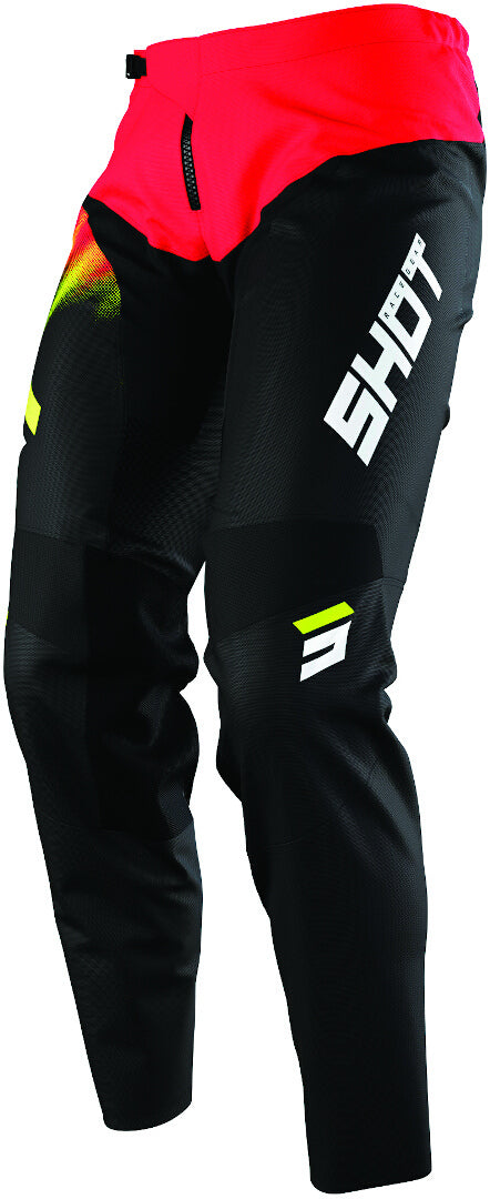 Shot Devo Versus Kids Motocross Pants Black/Red