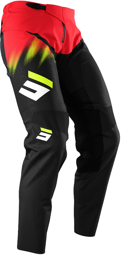 Shot Devo Versus Kids Motocross Pants Black/Red