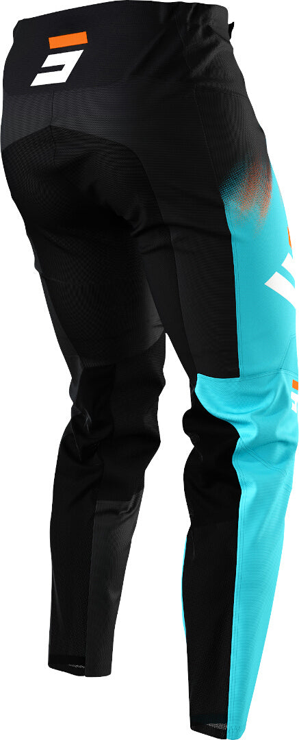 Shot Devo Versus Motocross Pants Black/Turquoise