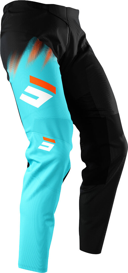 Shot Devo Versus Motocross Pants Black/Turquoise