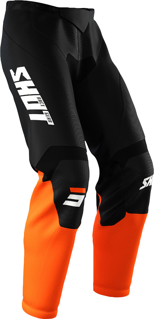 Shot Raw Burst Motocross Pants Black/Orange