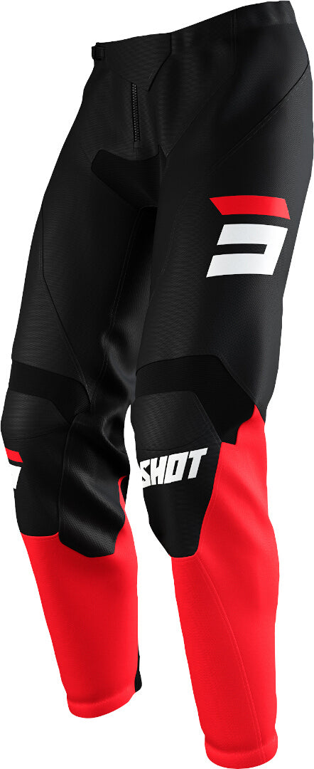 Shot Raw Burst Motocross Pants Black/Red