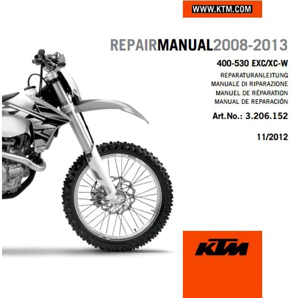 KTM 2008-2013 400/530 Racing Manual 3206152