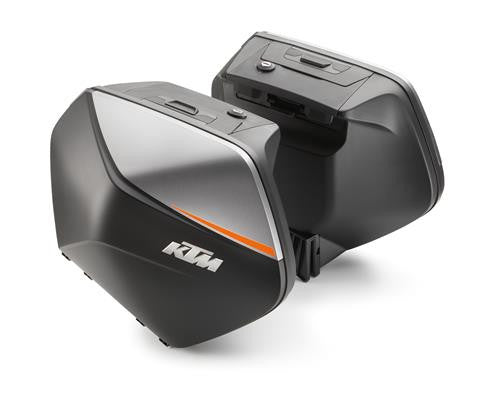 KTM 1290 SDGT Grey/Orange Replacement Sidecase Spoiler Set