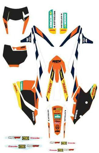 KTM Factory Graphics Kit MX/Enduro 2016-2022