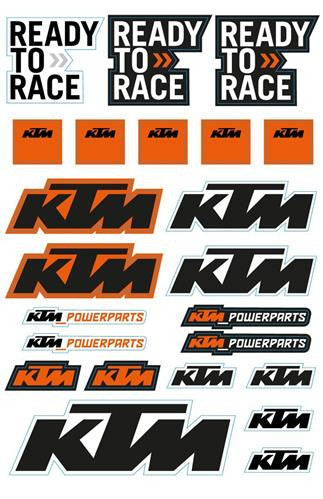 KTM Sticker Sheet