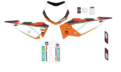 KTM 2015 SXS Graphics