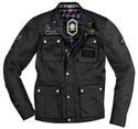 HolyFreedom Quattro Waxed Motorcycle Textile Jacket Black