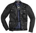 HolyFreedom Quattro Waxed Motorcycle Textile Jacket Black