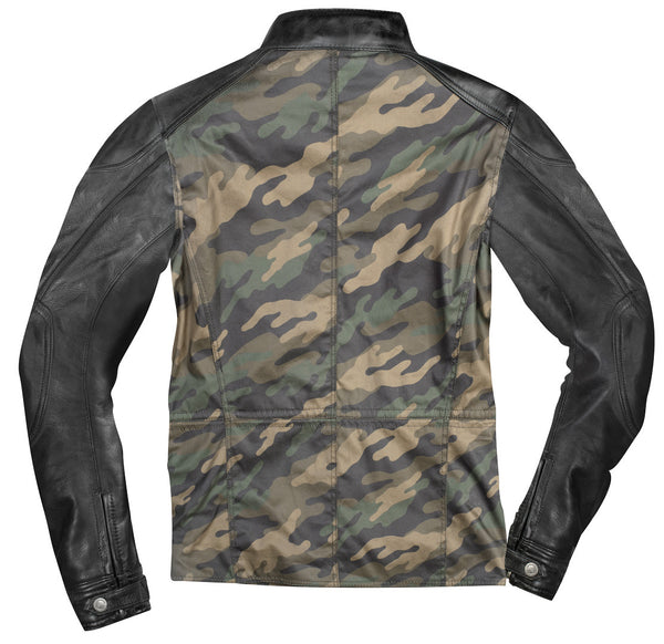 HolyFreedom Quattro Camo motorcycle leather/textile jacket