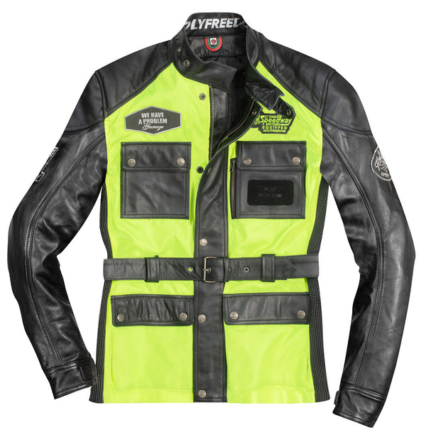 HolyFreedom Quattro Vision motorcycle leather/textile jacket