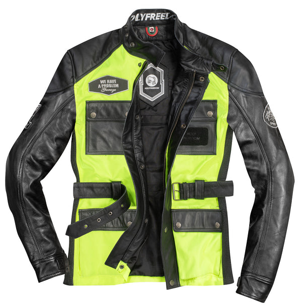 HolyFreedom Quattro Vision motorcycle leather/textile jacket