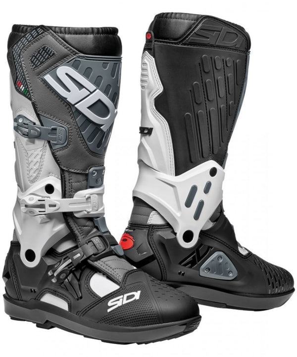 Sidi Atojo SRS Motocross Boots MX Black/White/Yellow