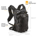 Kriega Trail 9 Motorcycle Backpack Black