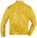 HolyFreedom Zero Evolution Motorcycle Leather Jacket Yellow