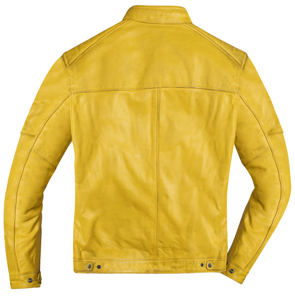 HolyFreedom Zero Evolution Motorcycle Leather Jacket Yellow